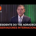 A convidados internacionais, Nunes Marques compara eleições ao Super Bowl