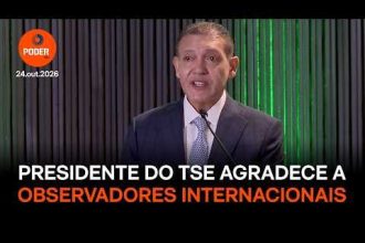 A convidados internacionais, Nunes Marques compara eleições ao Super Bowl