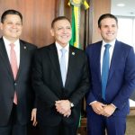 Alcolumbre e Motta se reúnem com Nunes Marques no TSE