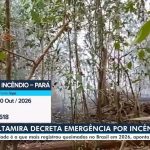 Altamira decreta situação de emergência por incêndios florestais no Pará