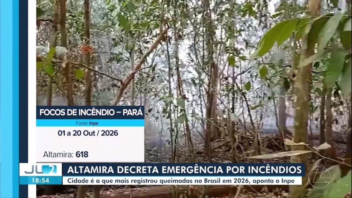 Altamira decreta situação de emergência por incêndios florestais no Pará