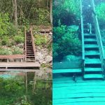 ANTES X DEPOIS: chuva transforma fervedouro de águas cristalinas em cenário raro
