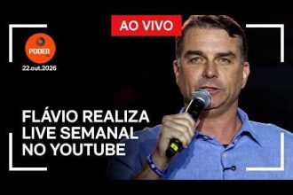 Ao vivo: Flávio realiza live semanal no YouTube