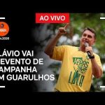 Ao vivo: Flávio vai a evento de campanha em Guarulhos