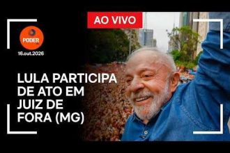 Ao vivo: Lula participa de ato em Juiz de Fora (MG)