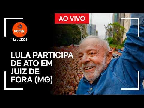 Ao vivo: Lula participa de ato em Juiz de Fora (MG)