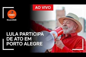 Ao vivo: Lula participa de ato em Porto Alegre