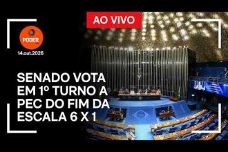Ao vivo: Senado vota em 1º turno a PEC do fim da escala 6 X 1