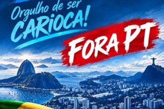 Apoiadores de Flávio fazem campanha “carioca não é malandro”