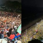 Apoiadores de Lula e Flávio Bolsonaro fazem atos no Recife; VÍDEO