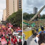 Apoiadores de Lula e Flávio vão às ruas em 15 capitais no último dia de campanha para o 2º turno
