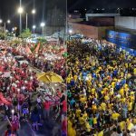 Apoiadores de Lula e Flávio vão às ruas em Natal no último dia de campanha para o 2º turno