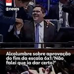 Após aprovação do fim da escala 6x1, Alcolumbre diz a líder do PT: 'Eu não falei que ia dar certo?'