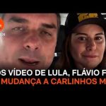 Após vídeo de Lula a Carlinhos, Flávio manda mensagem a influenciador