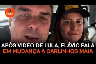 Após vídeo de Lula a Carlinhos, Flávio manda mensagem a influenciador