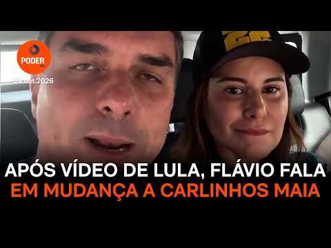 Após vídeo de Lula a Carlinhos, Flávio manda mensagem a influenciador