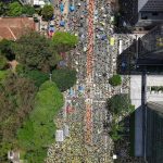 Ato de Flávio ocupa 6 quarteirões da Paulista, 1 a menos que Lula