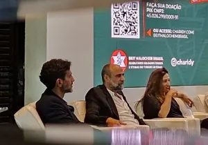 Atores de ‘Fauda’ participam de evento em São Paulo