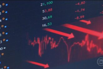 Bolsa brasileira fecha em queda pelo 3º dia seguido