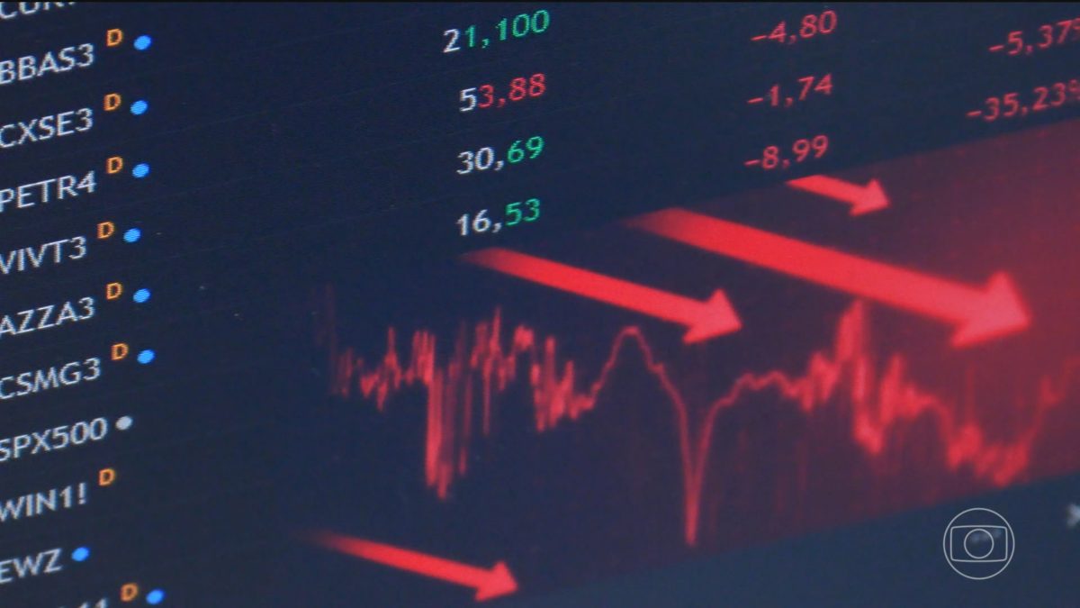 Bolsa brasileira fecha em queda pelo 3º dia seguido