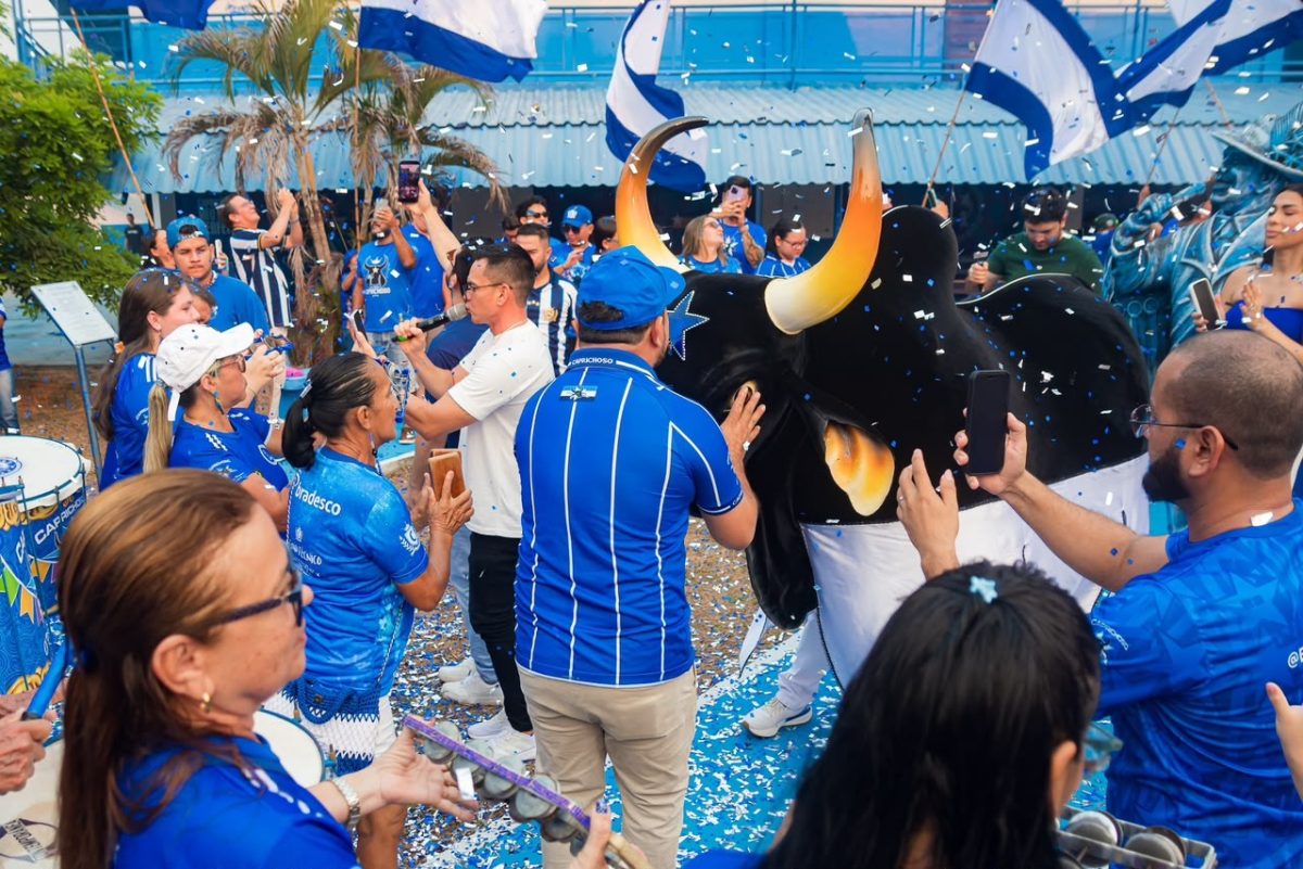 Caprichoso inicia comemorações pelos 113 anos com hasteamento de bandeira em Parintins; veja programação