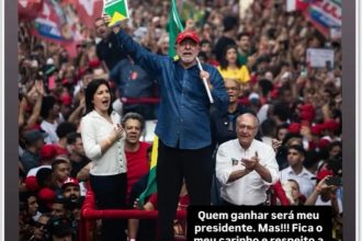 Carlinhos Maia posta foto de Lula e diz: “Gratidão ainda queima aqui dentro”