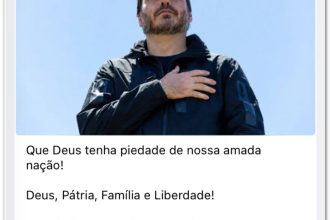 Carlos Bolsonaro pede piedade de Deus após fuga de Flávio para os EUA