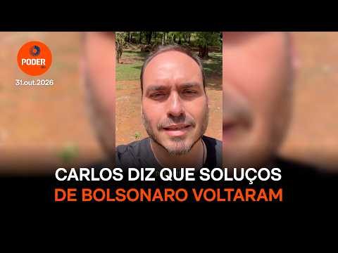 Carlos visita Bolsonaro e reforça apoio a Marinho para presidir Senado