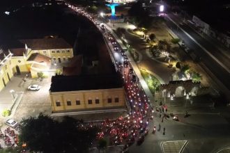 Carreata reúne apoiadores da reeleição de Lula em Parnaíba