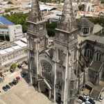 Catedral Metropolitana de Fortaleza interdita entrada principal para obras de revitalização