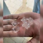 Chuva de granizo atinge cidades no interior de SP