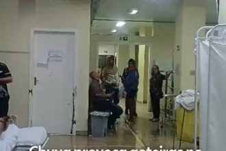 Chuva provoca goteiras na unidade de emergência do Hospital Júlia Kubitschek, em BH; VÍDEO