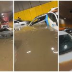 Com chuva forte em SP, ruas ficam alagadas, carros boiam no túnel do Anhangabaú e lago do Ibirapuera transborda