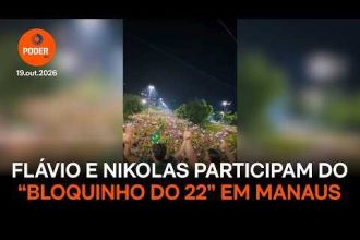 Com Nikolas e Pavanato, Flávio reúne multidão em Manaus