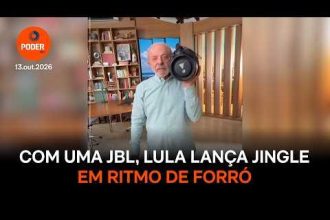 Com uma JBL, Lula lança jingle em ritmo de forró: “Bora, Lula”