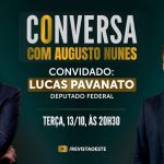 Conversa com Augusto Nunes 13/10/2026: assista à entrevista com Lucas Pavanato