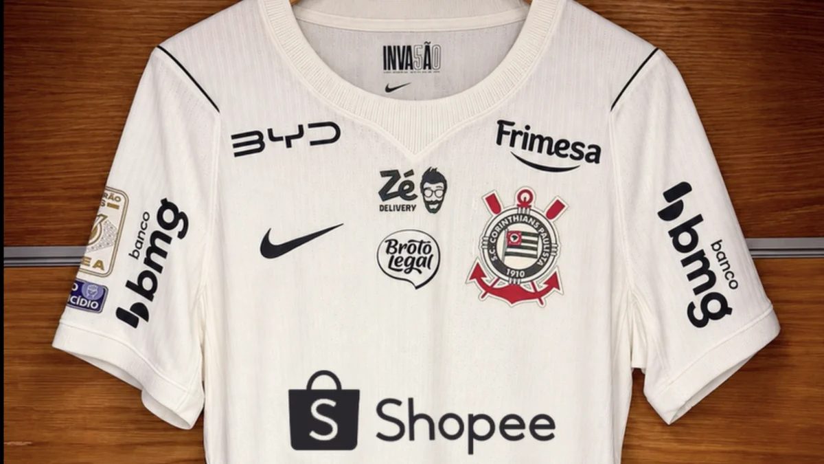 Corinthians fecha com Shopee para 9 jogos do Campeonato Brasileiro