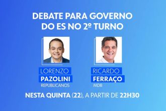 Debate com Lorenzo Pazolini e Ricardo Ferraço para governo do ES na TV Gazeta
