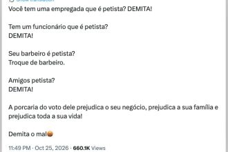 Deputada estadual eleita do PL sugere demitir funcionários petistas