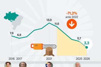 Desmatamento cai na Amazônia e no Cerrado em 2026