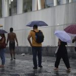 Domingo de chuvas intensas no país