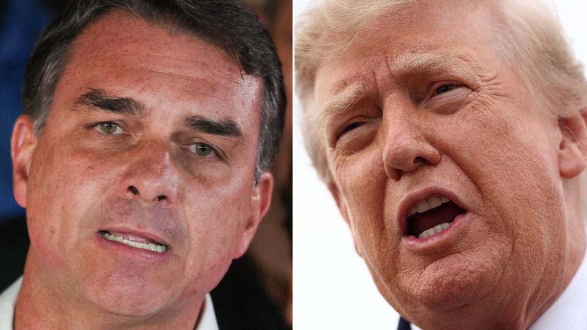 Donald Trump evita endossar Flávio Bolsonaro após carta sobre presidência do Brasil