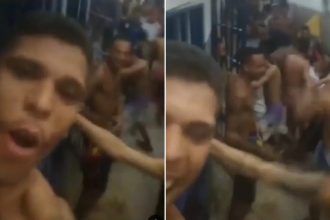 É #FAKE que vídeo seja celebração em presídio por vitória de Lula; cena exibe festa após gol do Santa Cruz em 2022