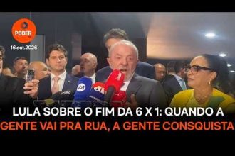 “É uma conquista do povo brasileiro”, diz Lula sobre fim da 6 X 1