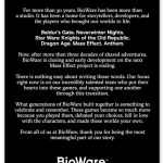 EA fecha BioWare, estúdio de franquias “Mass Effect” e “Dragon Age”