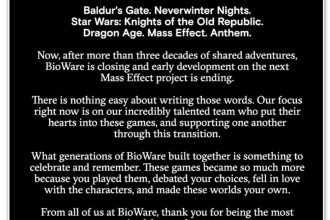 EA fecha BioWare, estúdio de franquias “Mass Effect” e “Dragon Age”
