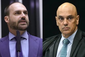 Eduardo Bolsonaro diz que Moraes não vai seguir no STF se Flávio vencer