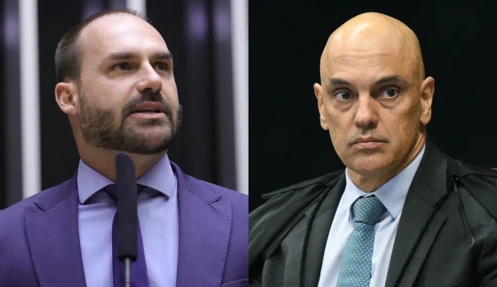 Eduardo Bolsonaro diz que Moraes não vai seguir no STF se Flávio vencer