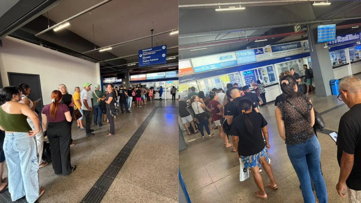 Eleições 2026: Eleitores lotam rodoviária de Teresina em busca de passagens gratuitas para votação