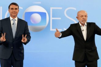 Em debate, Flávio promete trem no Nordeste; Lula destaca BR-319 no Norte